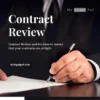 Contract Review and Revision
