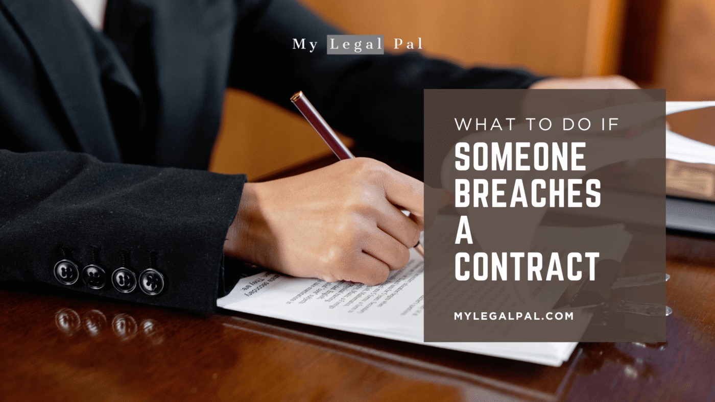 what to do if someone breaches a contract