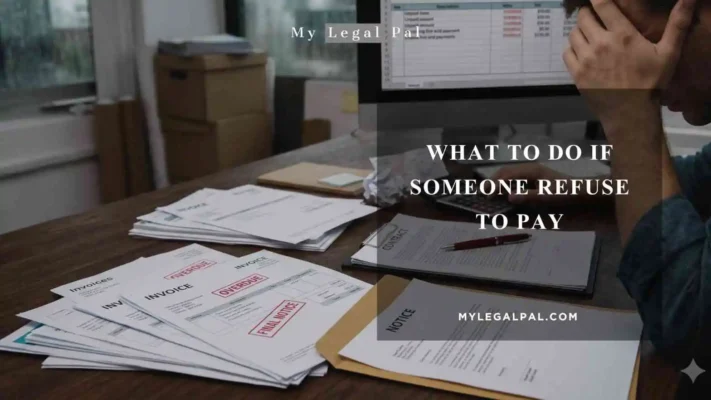 What to Do if Someone Refusing to Pay After Signing a Contract