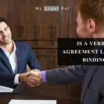 two persons getting into verbal agreement