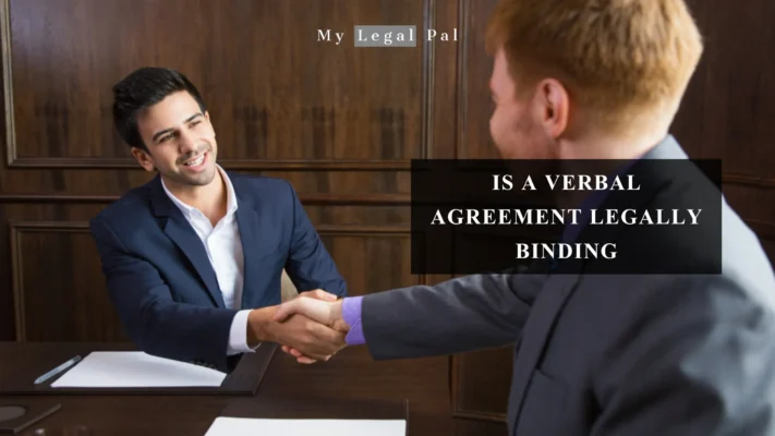 two persons getting into verbal agreement